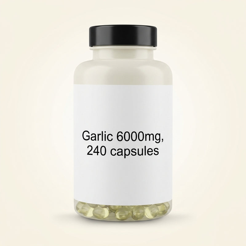 Holland & Barrett High Strength Garlic Capsules 240 Count - British product