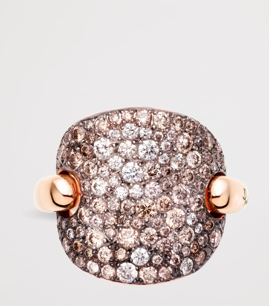 Pomellato Sabbia ring rose gold and diamond - British product