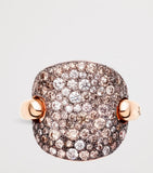 Pomellato Sabbia ring rose gold and diamond - British product