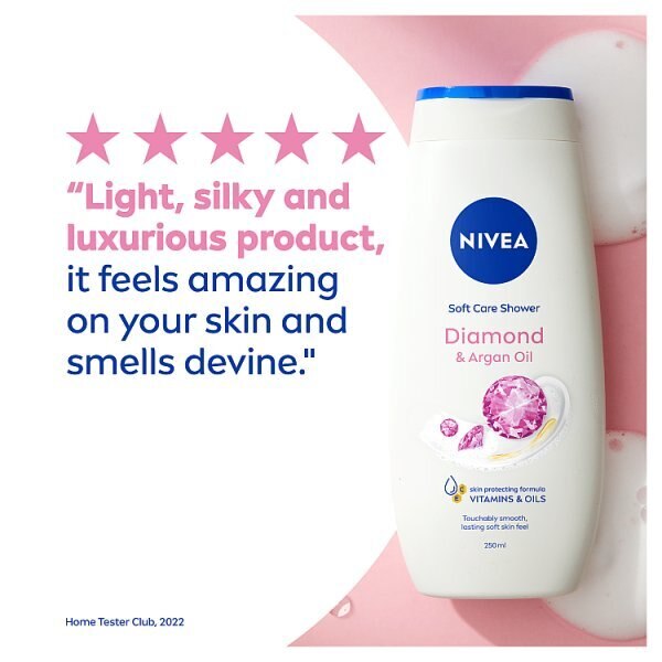 NIVEA Shower Cream Gel, Indulgent Moisture Diamond, 250ml GOODS Superdrug   