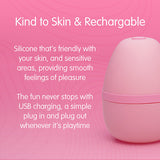 Skins Scream Egg clitoral stimulator, imported from the UK