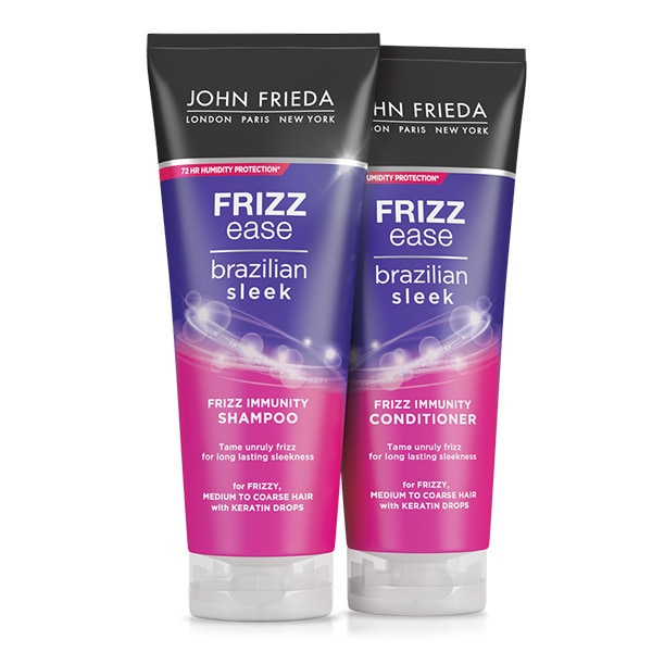 Frizz Ease Brazilian Sleek Frizz Immunity Shampoo 250ml - British product