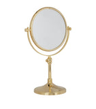 ZODIAC adjustable wall mounted double-sided mirror with magnification (British brand)