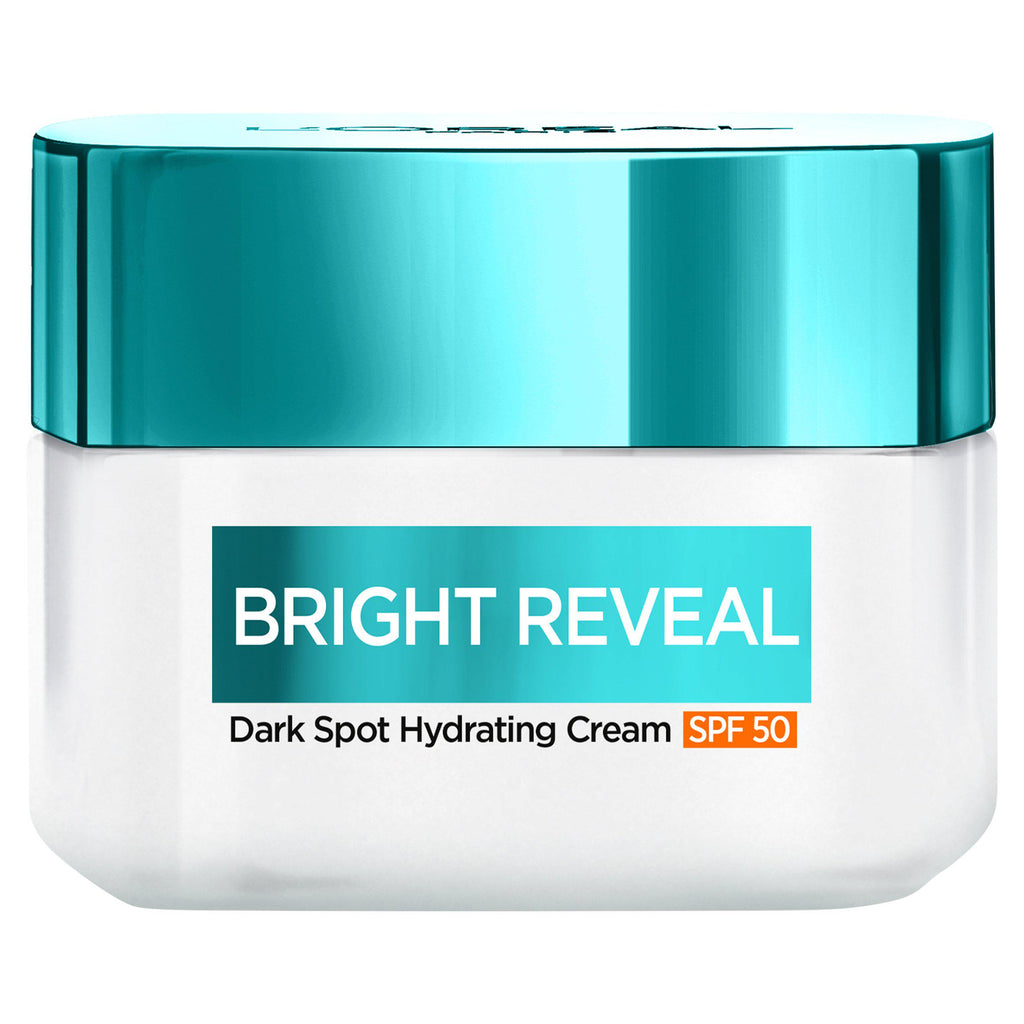 L'Oréal Paris Bright Reveal Dark Spot Hydrating Moisturiser Cream SPF 50 for Face Niacinamide 50ml