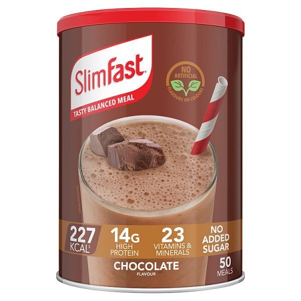 SlimFast Powder 50 Servings Chocolate 1.875kg GOODS Superdrug   