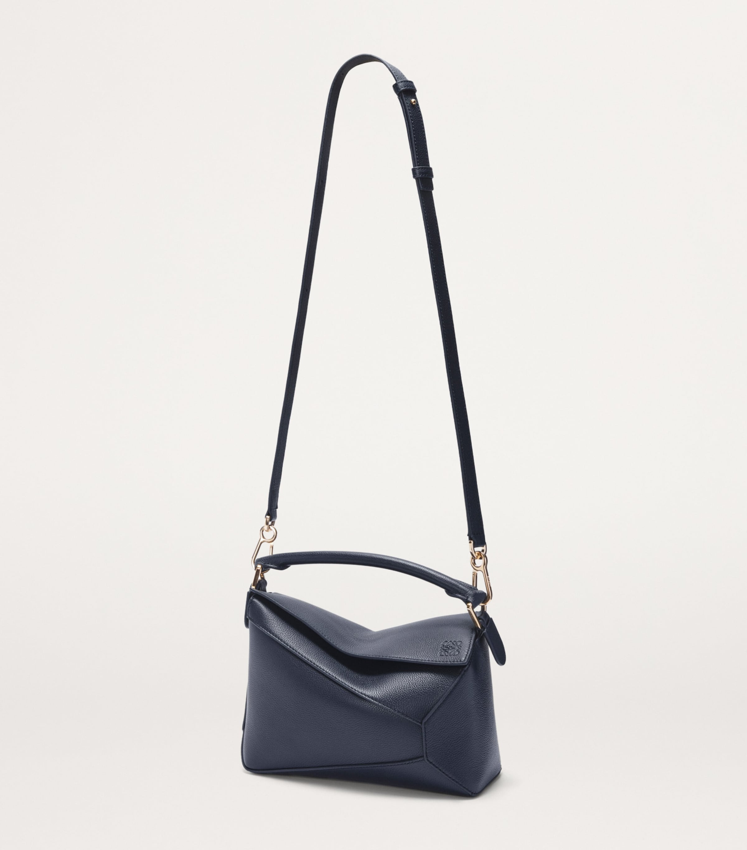 LOEWE small leather Puzzle Edge top-handle bag (British brand)