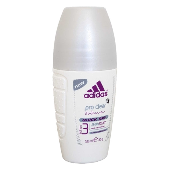 Adidas Pro Clear quick dry roll-on deodorant 50ml (British brand)