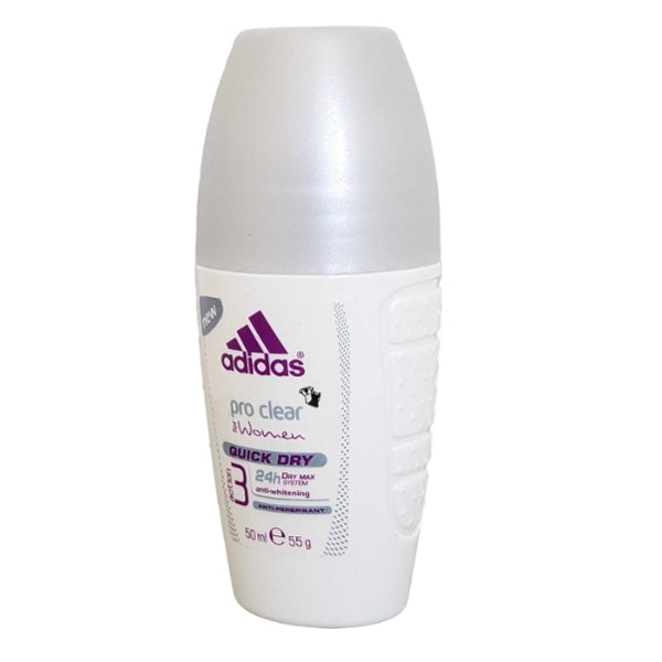 Adidas Pro Clear quick dry roll-on deodorant 50ml (British brand)