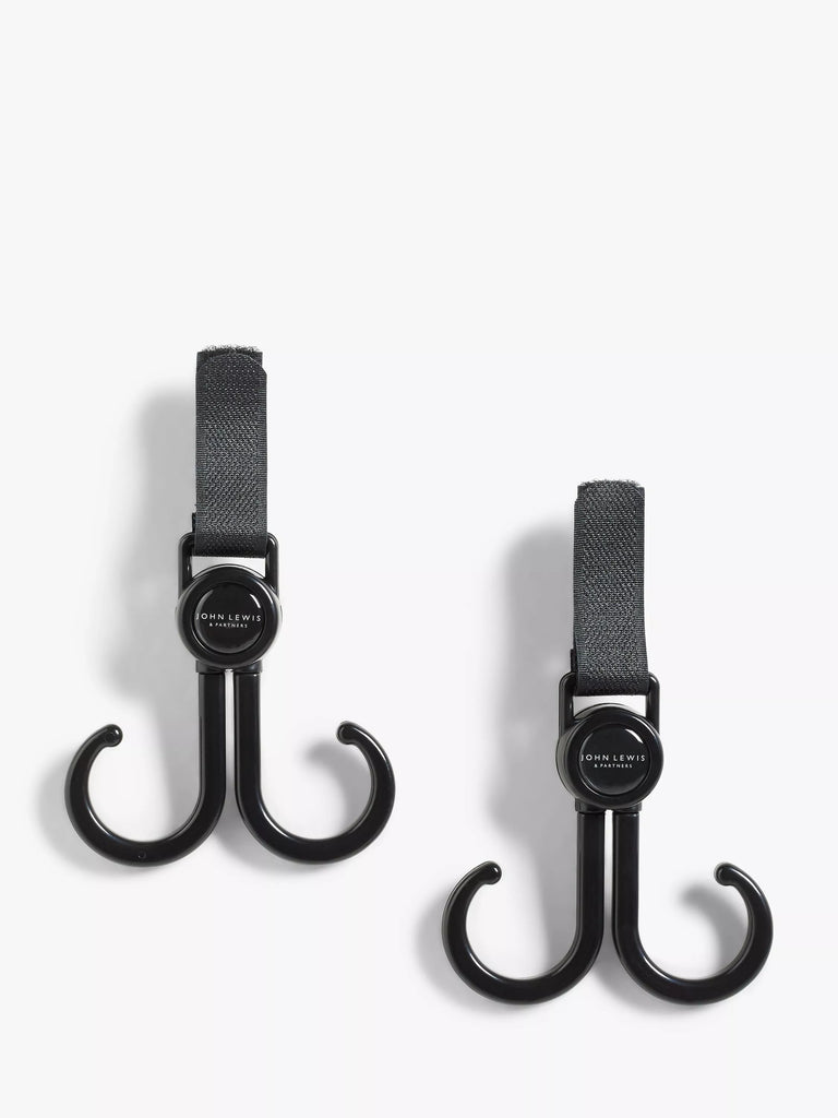 John Lewis ANYDAY Universal Pushchair Clips, Pack of 2