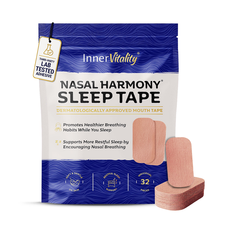 Inner Vitality Nasal Harmony mouth tape 32 strips, UK version