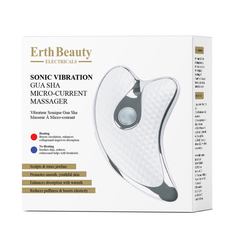 Erth Skin London sonic vibration GuaSha face massager - British product