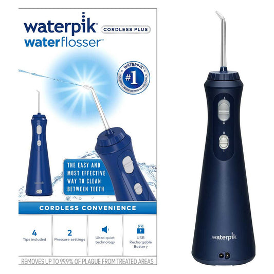 Waterpik Cordless Plus Water Flosser WP-493UK - Blue GOODS Boots   