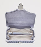 Aspinal of London metallic leather Mayfair bag midi - UK version