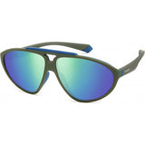 Polaroid green sunglasses 62mm, imported from the UK