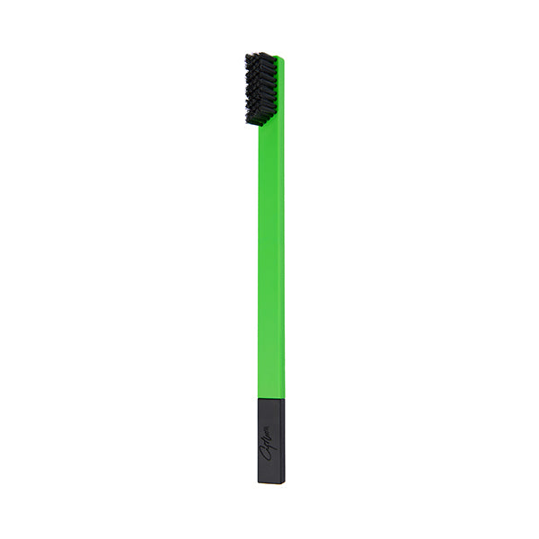 APRIORI lime radiance soft toothbrush with black accents - British product
