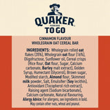 Quaker Porridge To Go Cinnamon Breakfast Bars 55g x    2 per pack Crisps, Nuts & Snacking Fruit M&S   