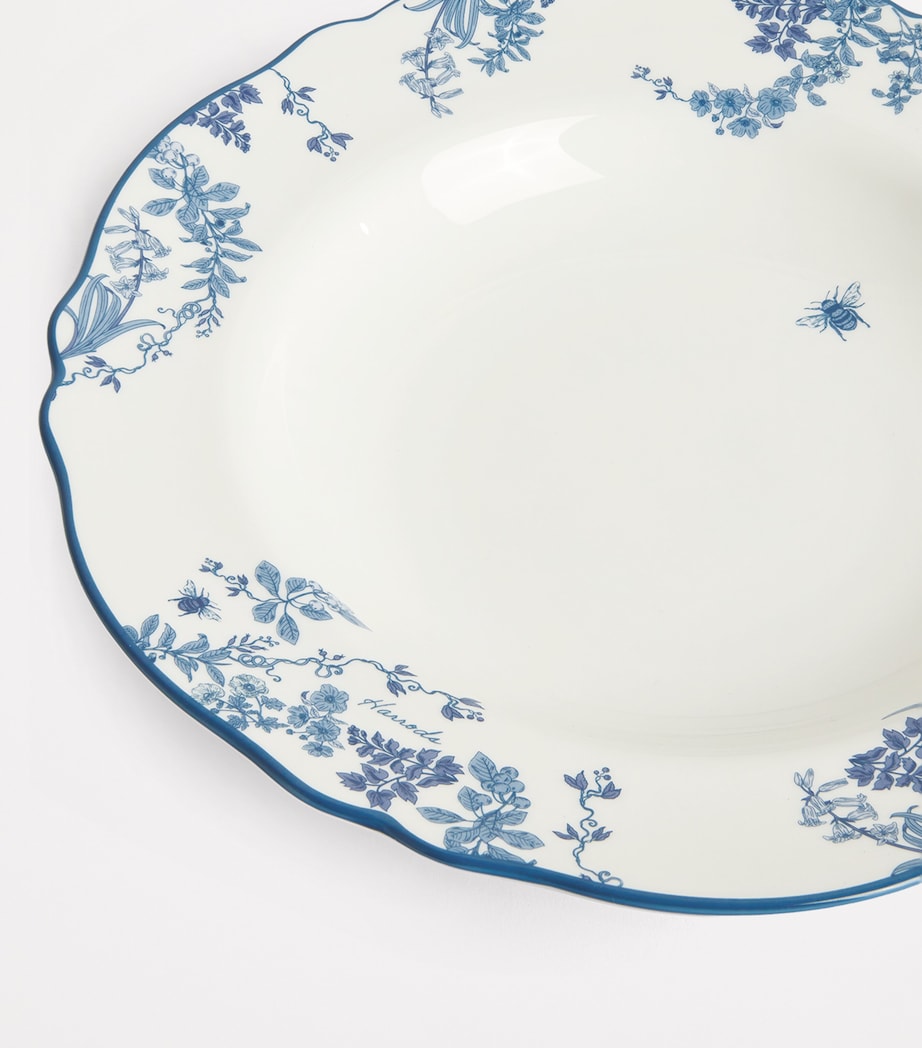 Harrods bone china toile bowl 23.5cm, UK version