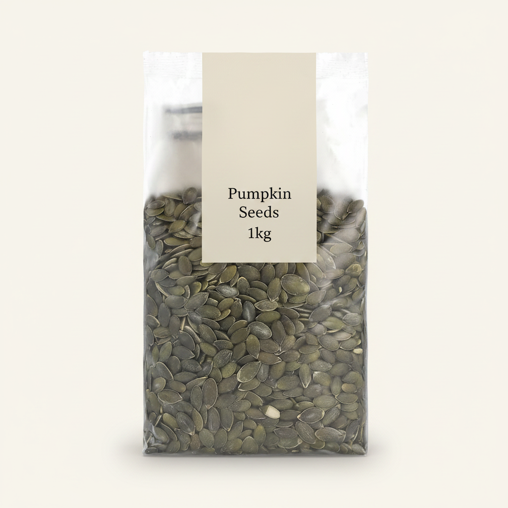 Holland Barrett pumpkin seeds 1kg, UK version