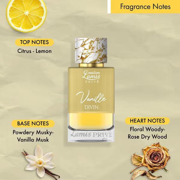 Lamis Eau De Parfum Vanille Divin 100ml - British product