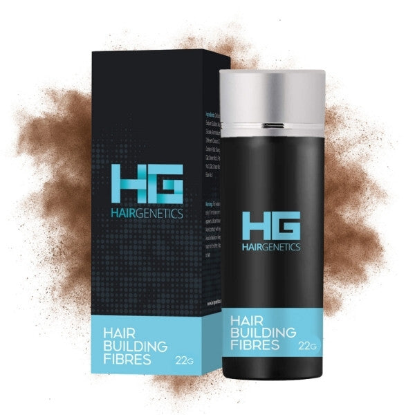 Hair Genetics hair building fibres Medium Brown 22g - British product