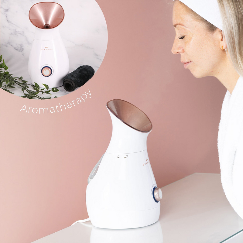 Stylpro 4-in-1 facial steamer rose gold, UK version