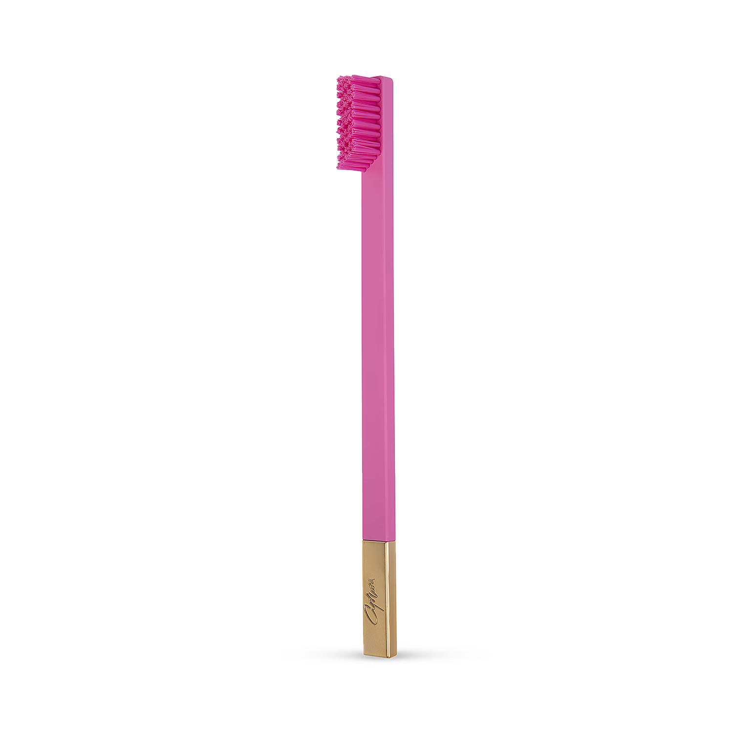 Apriori Bubblegum Pink Gold toothbrush, imported from the UK