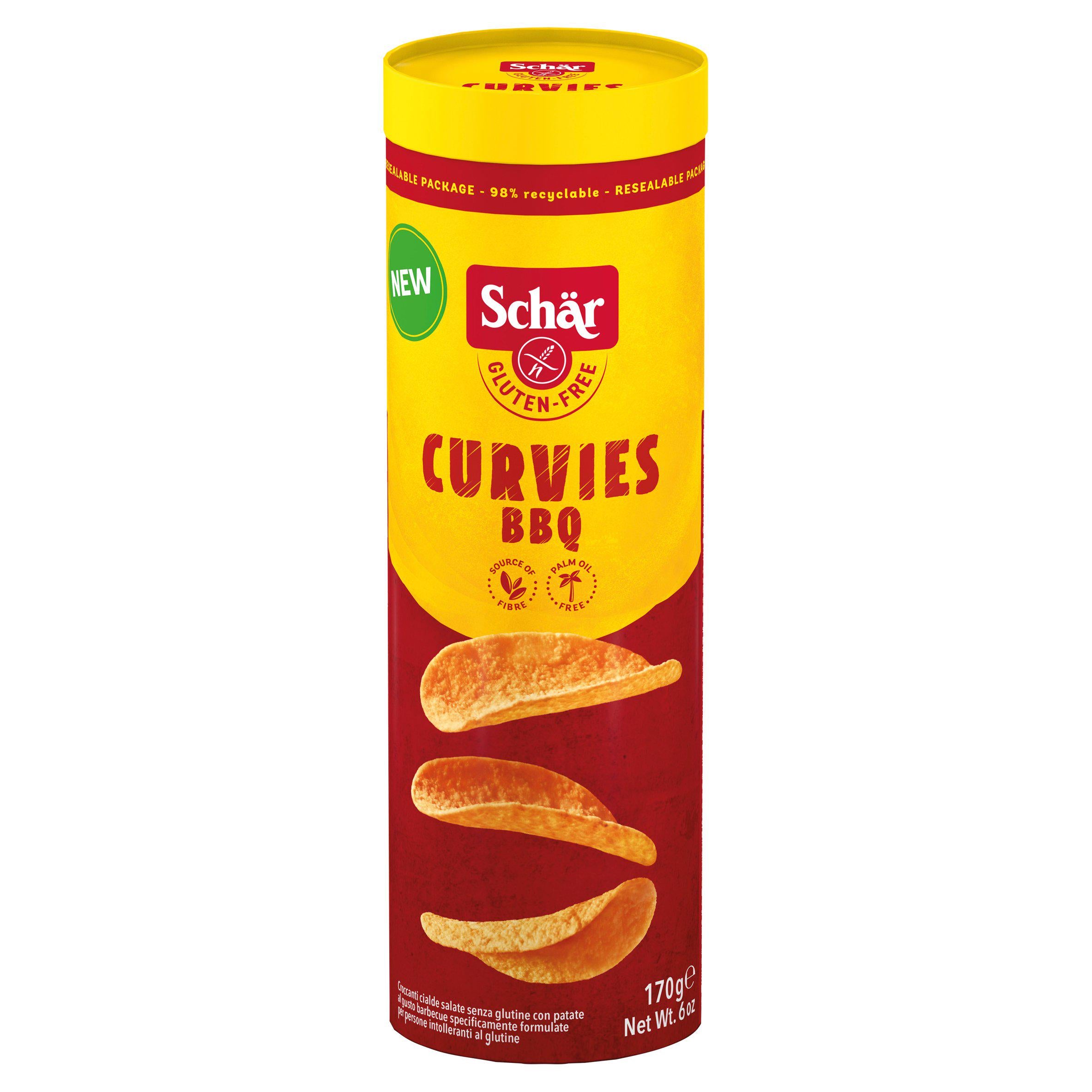 Schär Gluten Free Curvies BBQ 170g GOODS Sainsburys   