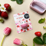 COSMEPICK Strawberry Bunny Lip Balm 3x6g, UK version
