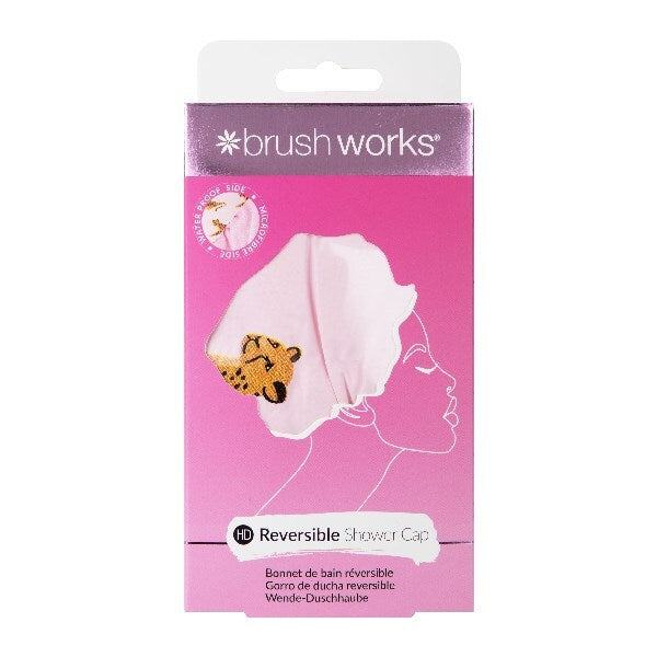 Brushworks Reversible Shower Cap - Leopard Pattern GOODS Superdrug   