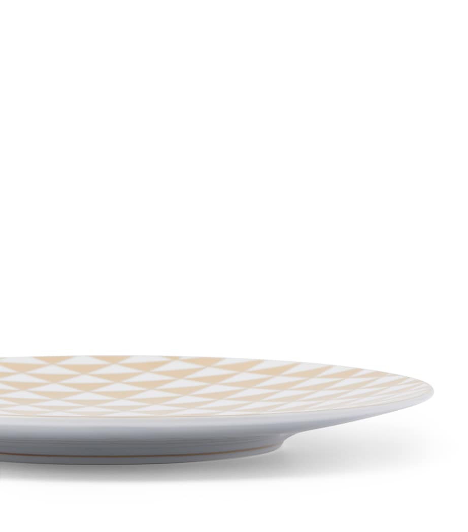 Prada Triangles Mini charger plate 28cm, imported from the UK