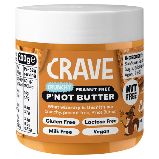 Crave Crunchy Pnot Butter 200g GOODS Sainsburys   