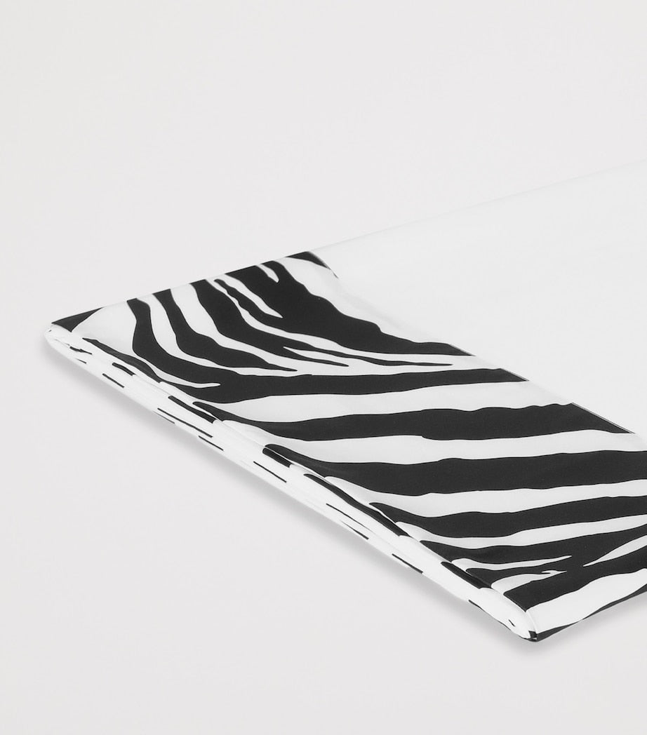 Dolce&Gabbana Casa cotton zebra print king flat sheet 260cm x 280cm - British product