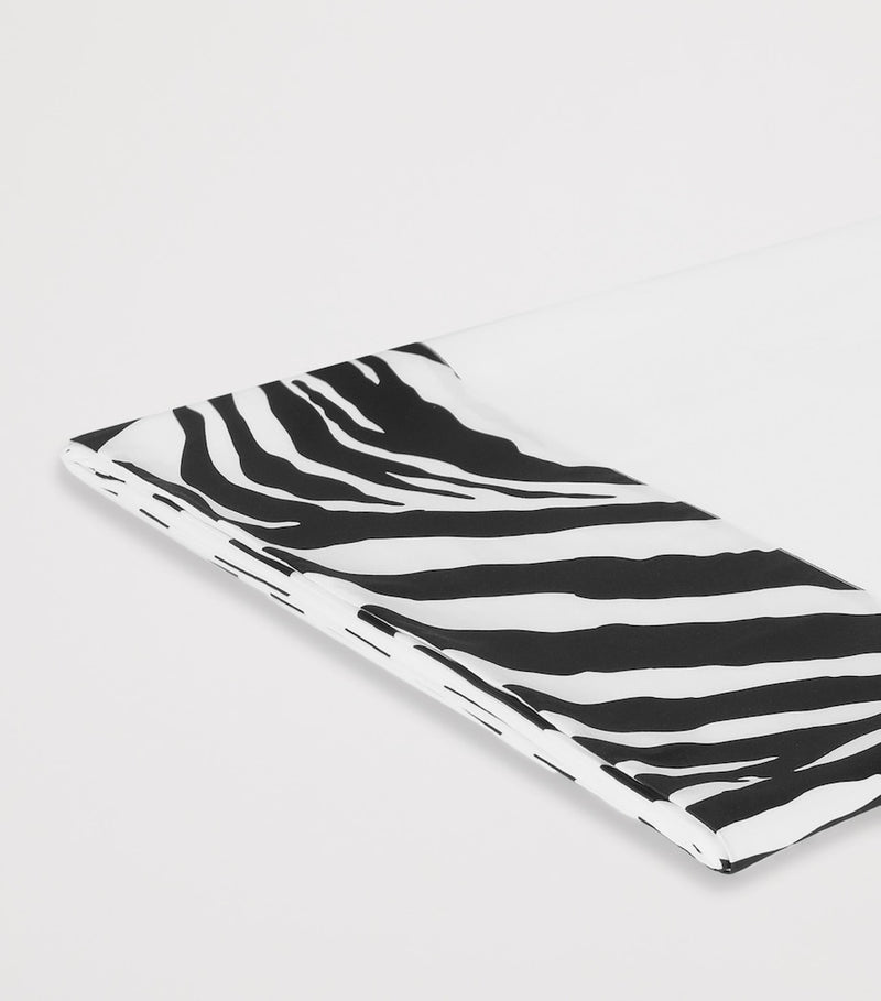 Dolce&Gabbana Casa cotton zebra print king flat sheet 260cm x 280cm - British product