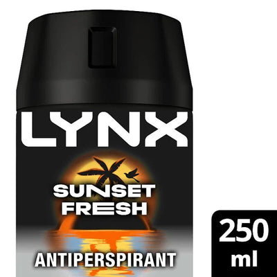 Superdrug Lynx Sunset Fresh Anti-Perspirant Deodorant Spray 250ml- Buy online at McGrocer