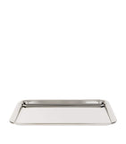 Greggio silver plated Georgian rectangular tray with handles 41cm x 30cm, UK version