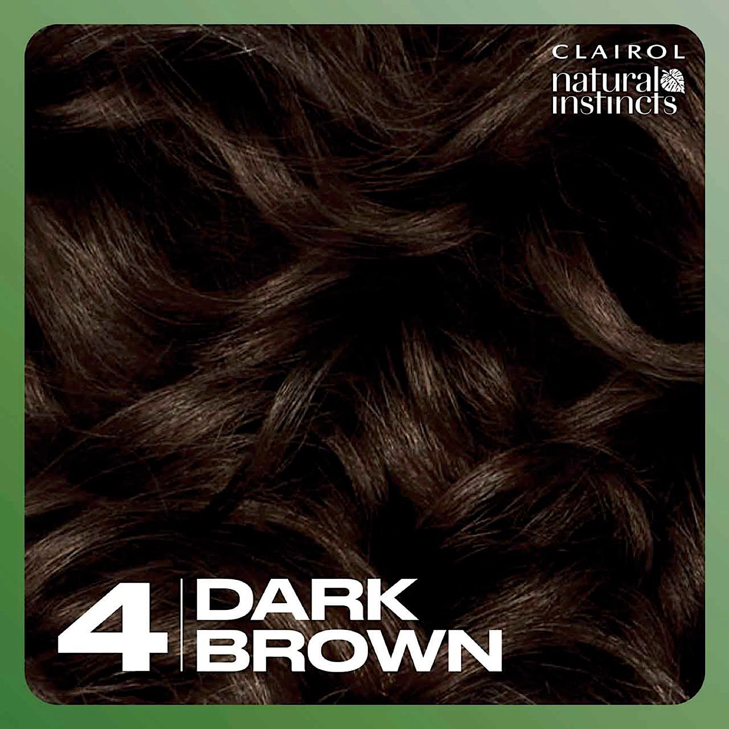 Clairol Natural Instincts Dark Brown 4 hair colour - British product