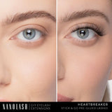 Nanolash pre-glued lashes HEARTBREAKER, UK version