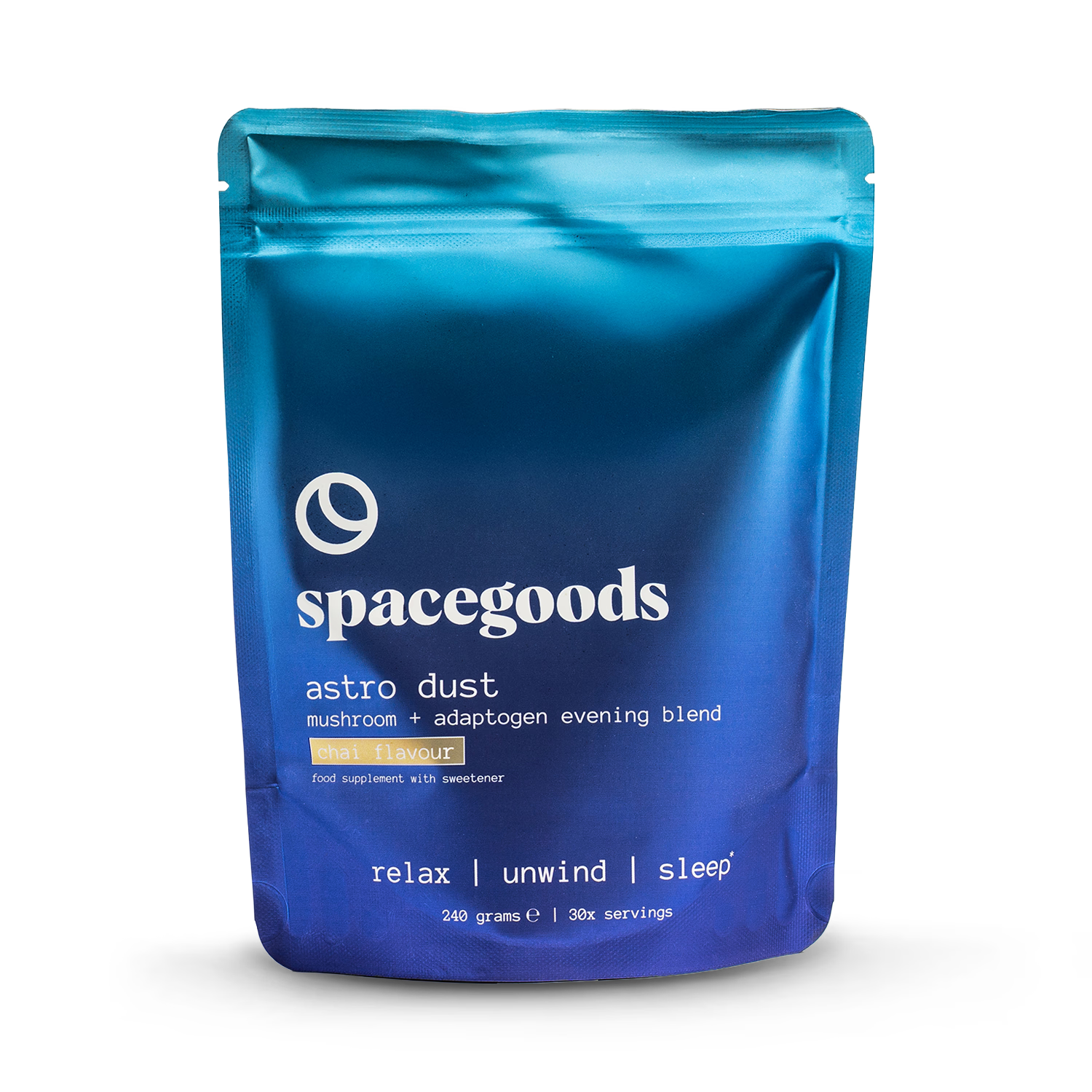 Spacegoods Astro Dust Chai superfood powder 240g - British product