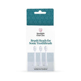 Spotlight Oral Care sonic toothbrush replacement heads pack of 3, UK version