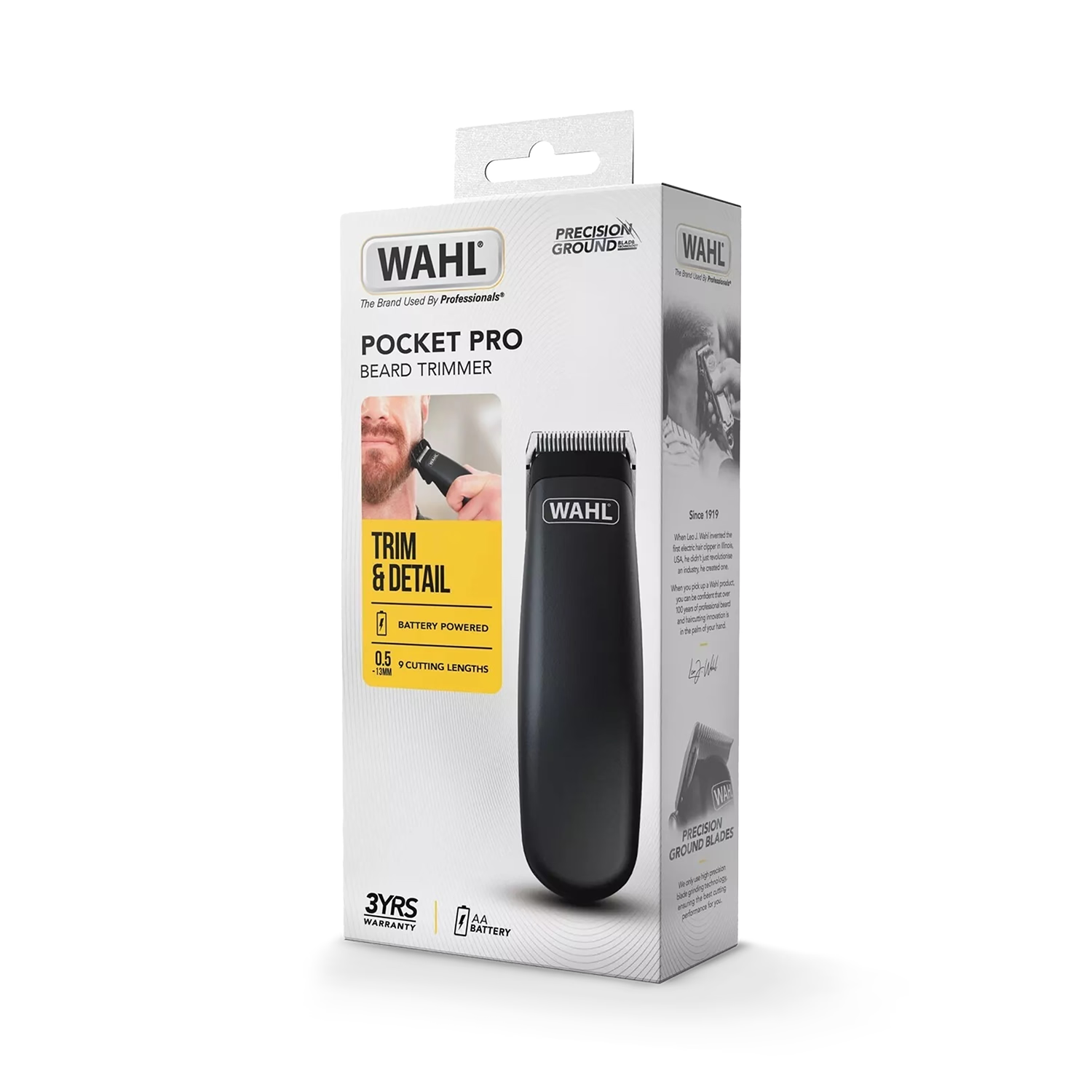 Wahl Pocket Pro battery trimmer black, UK version