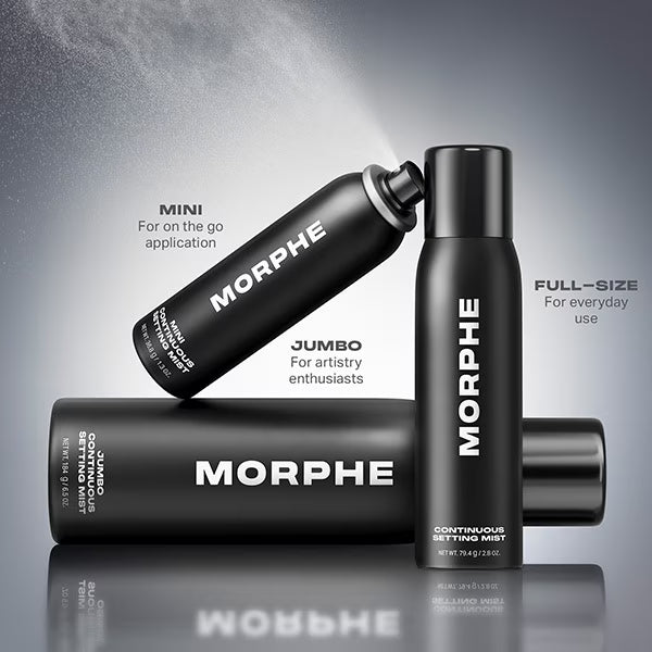 Morphe Continuous Setting Mist regular size, imported from the UK