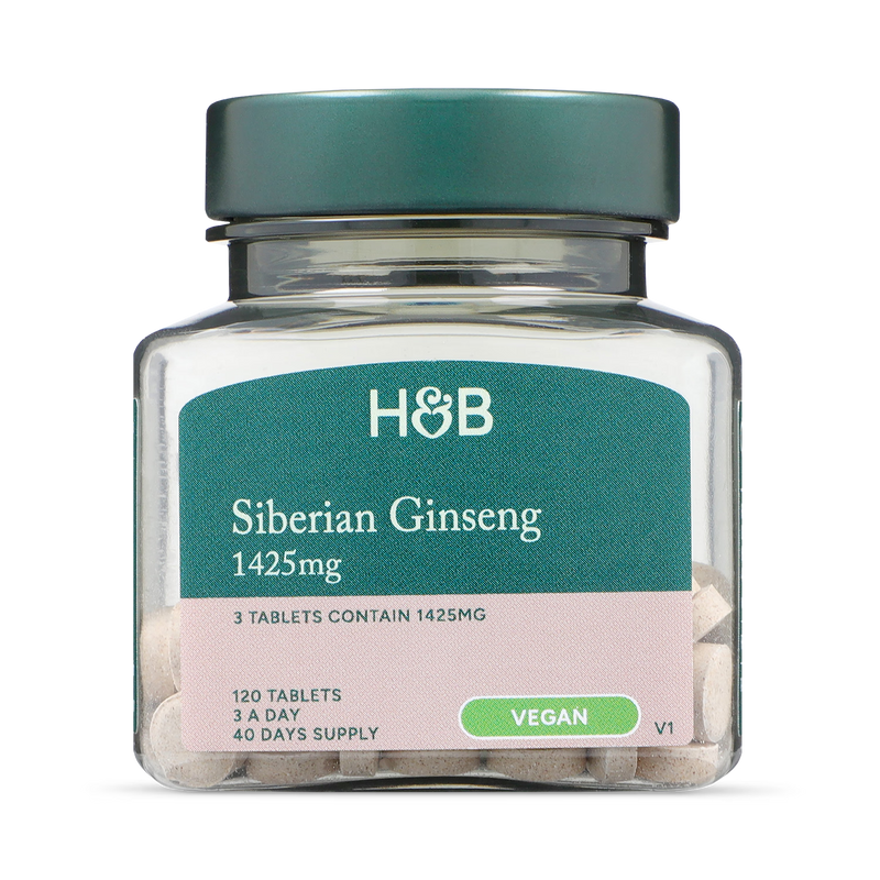 Holland & Barrett Siberian Ginseng 120 tablets (British brand)