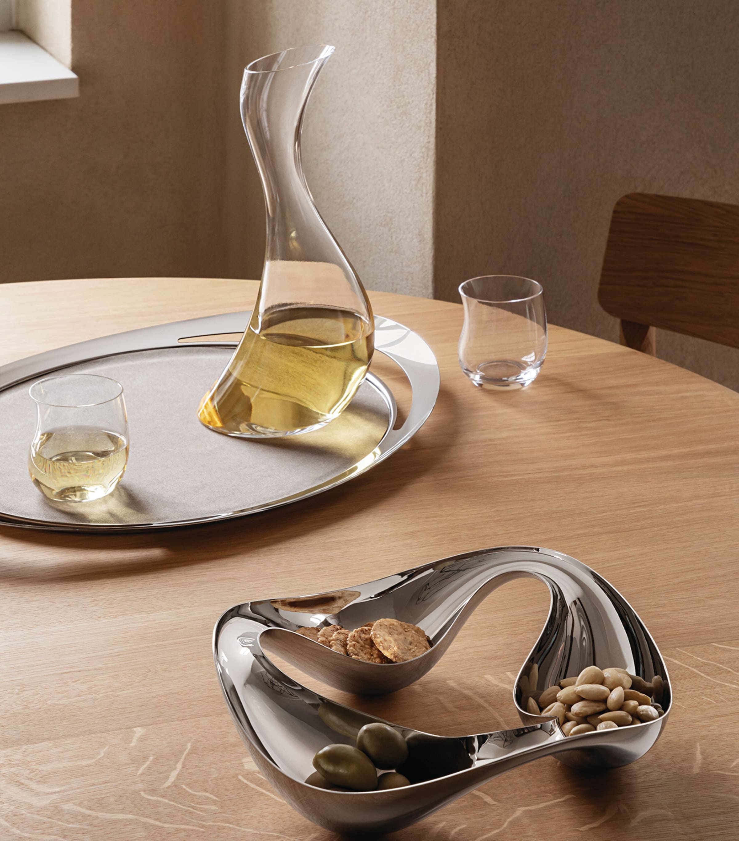 Georg Jensen Cobra serving tray 48cm x 36cm, UK version