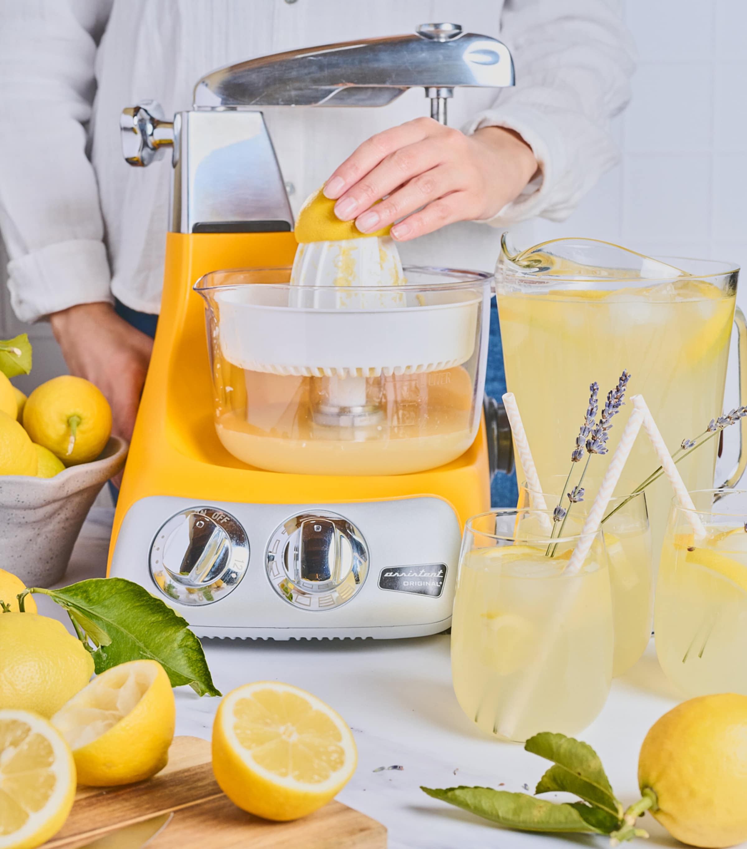 Ankarsrum citrus press attachment for Assistent Original mixer - British product