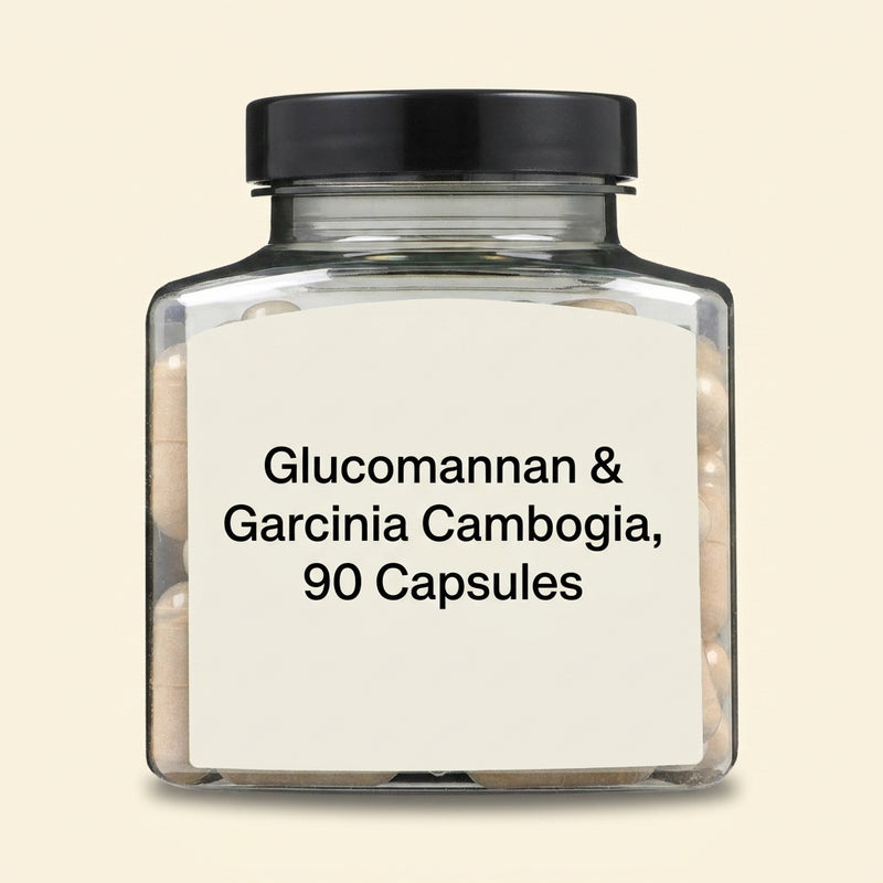 Holland & Barrett Glucomannan & Garcinia 60 capsules, UK version