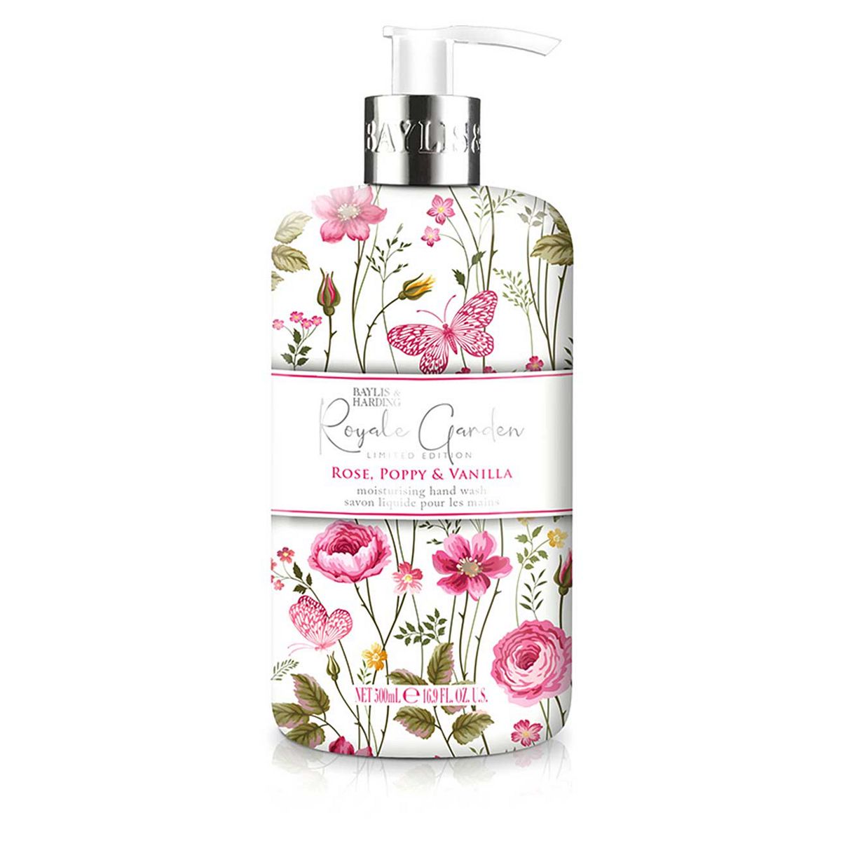 Baylis & Harding Royale Garden Luxury Rose Poppy & Vanilla Hand Wash 500ml GOODS Boots   