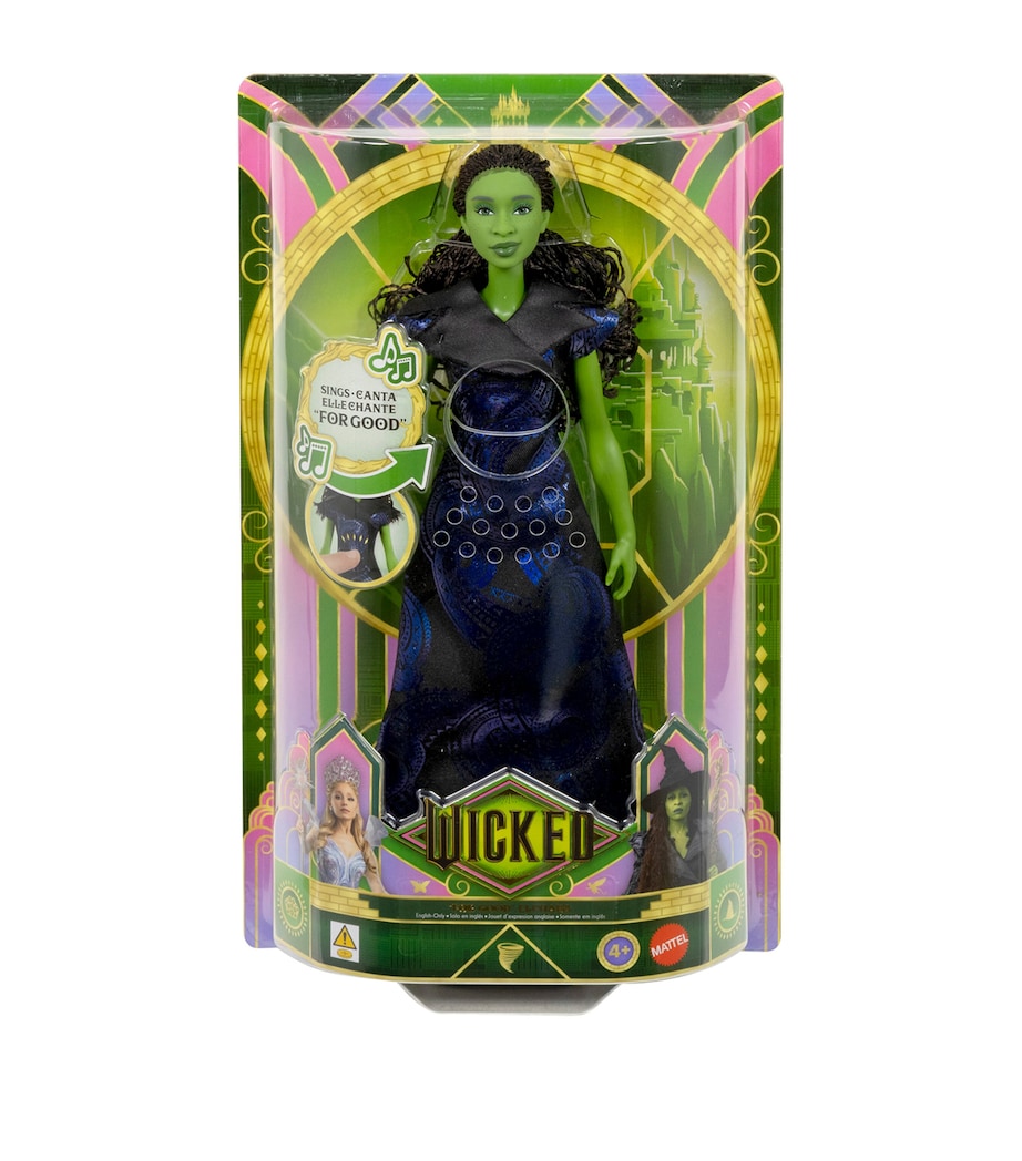 Mattel Wicked For Good Elphaba singing doll 32cm (British brand)