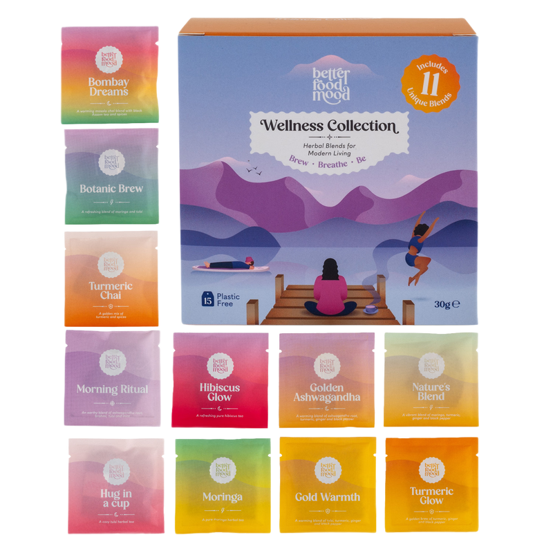 Wellness Collection Box herbal tea 15 bags assorted, UK version