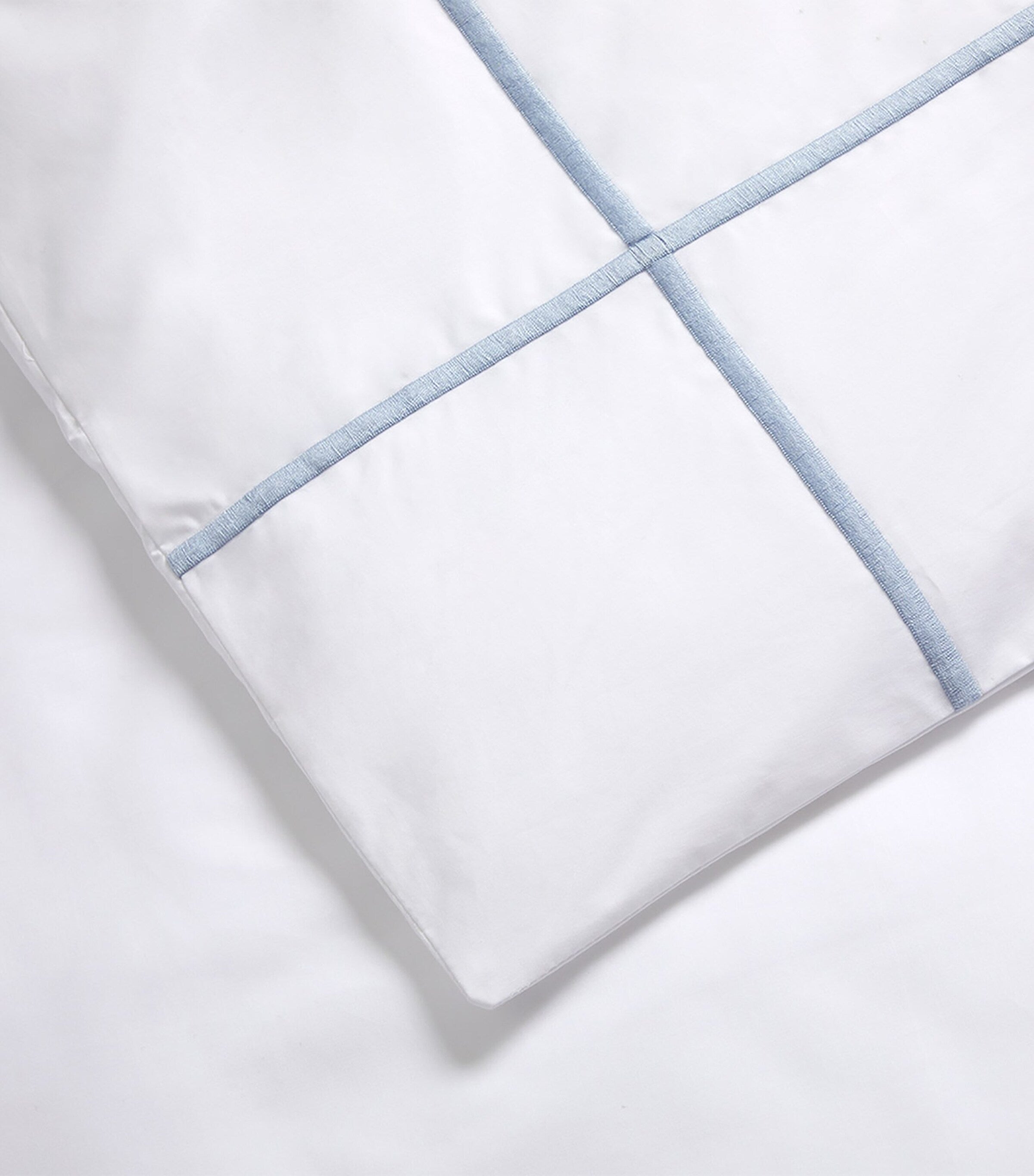 Yves Delorme double duvet cover Athena Celeste 200cm x 200cm (British brand)