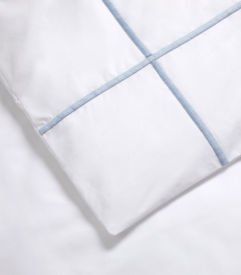 Yves Delorme double duvet cover Athena Celeste 200cm x 200cm (British brand)